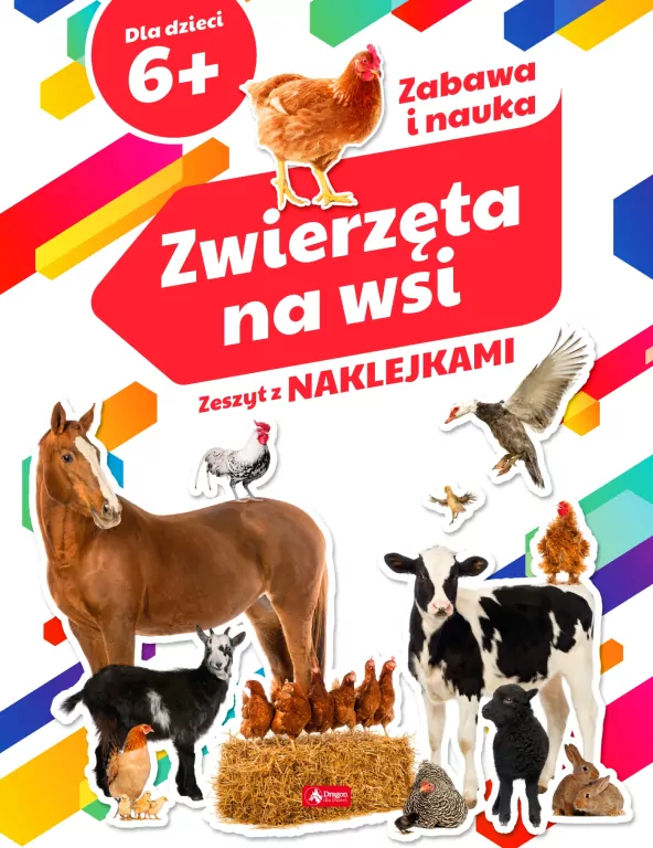 Zwierzęta na wsi. Zeszyt z naklejkami - tantis.pl