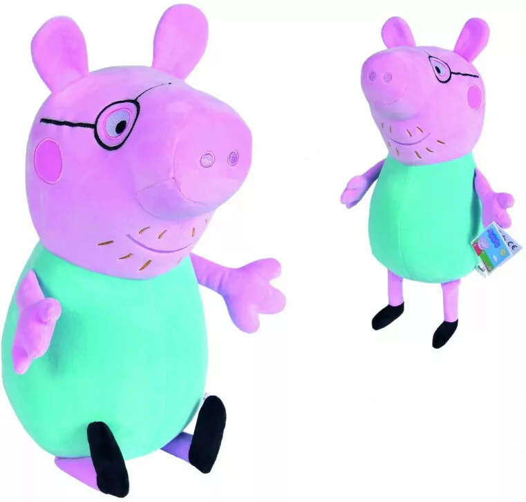 Świnka Peppa. Maskotka pluszowa Tata 37cm - tantis.pl