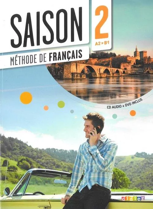 Saison 2 Podręcznik A2-B1  + CD Audio + DVD Język francuski - tantis.pl