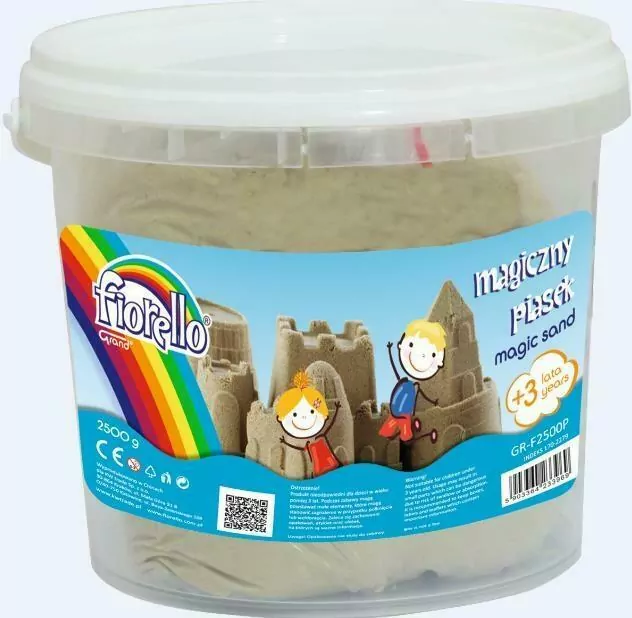 Piasek magiczny 2,5kg wiaderko FIORELLO - tantis.pl