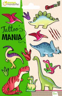 Tatuaże zmywalne Dinozaury - tantis.pl