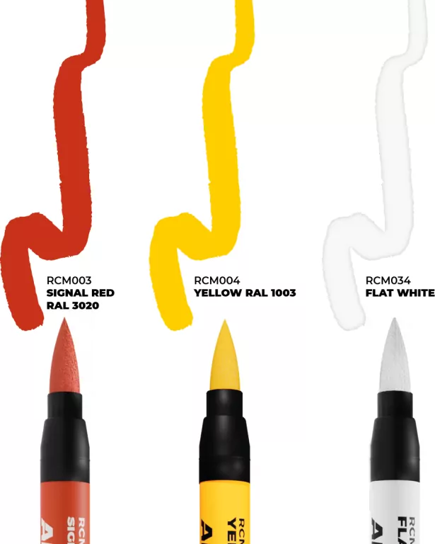 AK Interactive: Real Colors Markers - RCM106 - Set - Tactical Markings (3) - tantis.pl