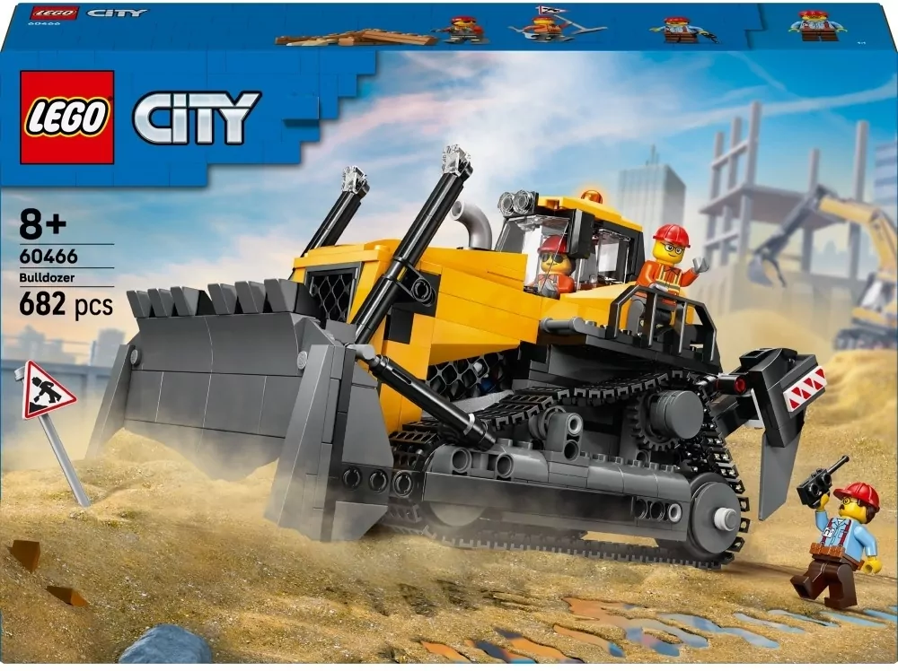 LEGO® City. Żółty buldożer 60466 - tantis.pl
