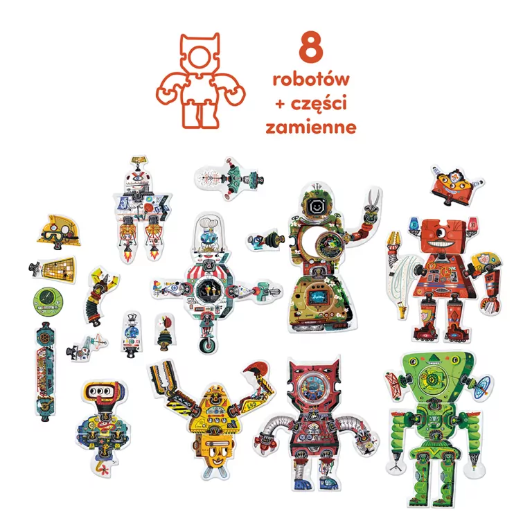 CzuCzu. Puzzle kreatywne. Robot Lab - tantis.pl