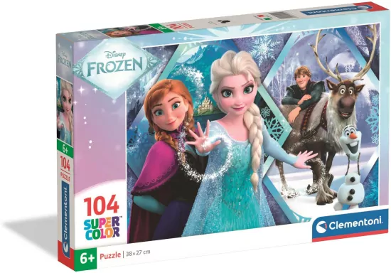 Puzzle 104 Super Color. Frozen