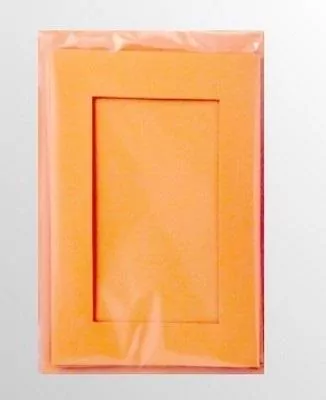 Karty passepartout prostokąt pomarańcz 10,5x15cm - tantis.pl