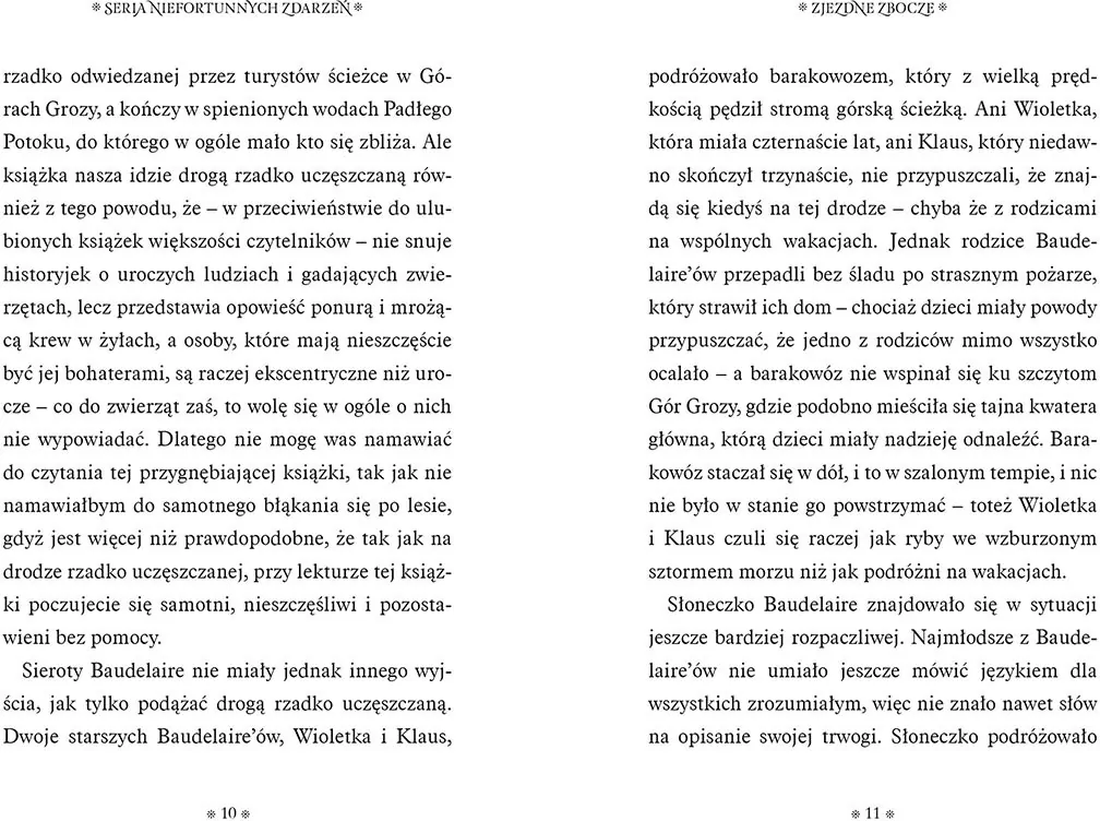 Zjezdne zbocze. Seria niefortunnych zdarzeń. Tom 10 - tantis.pl