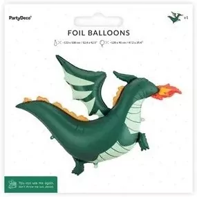 Balon foliowy Smok 120x90cm - tantis.pl