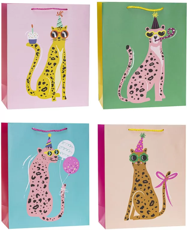 Torebka ozdobna 26x32x10cm party mix ROZETTE. 1 sztuka - tantis.pl