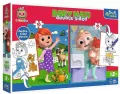 Trefl. Puzzle 2x10. Baby maxi. Cocomelon przyjaciele 43008 - tantis.pl
