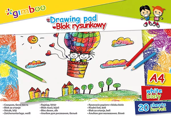 Blok rysunkowy A4/20K biały - tantis.pl