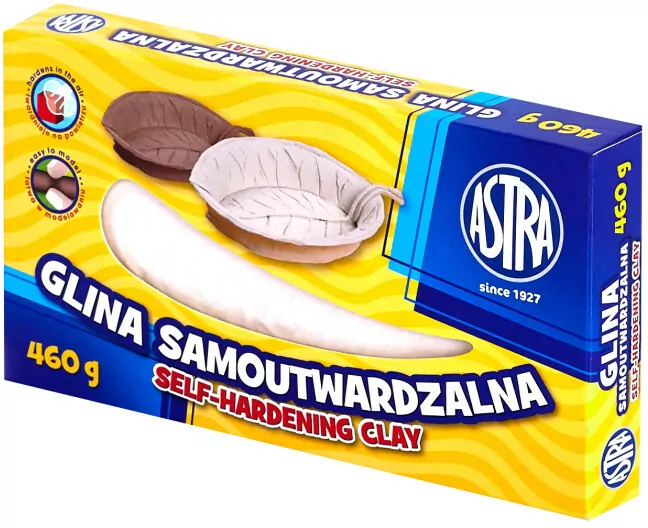 Astra. Glina samoutwardzalna. Biała- 460g - tantis.pl