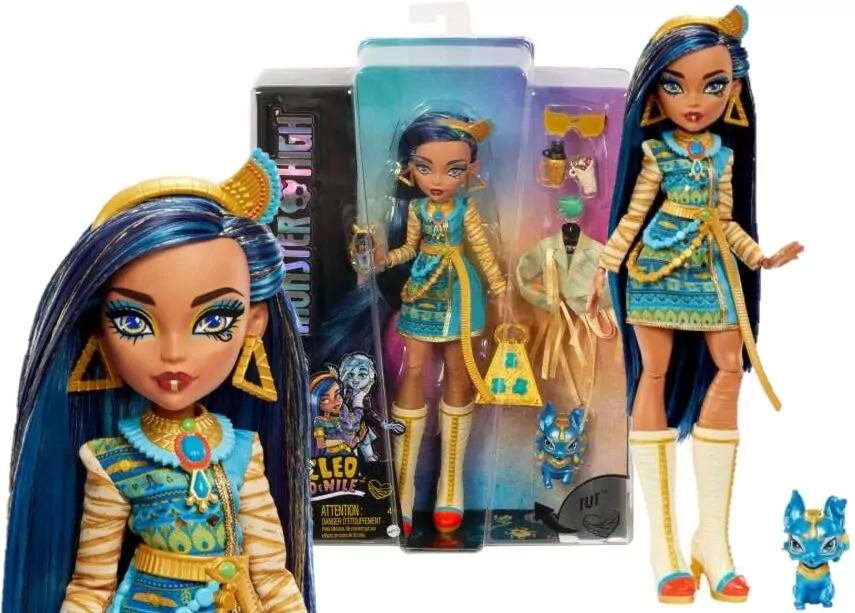 Mattel. Monster High Lalka Cleo de Nile HHK54 - tantis.pl