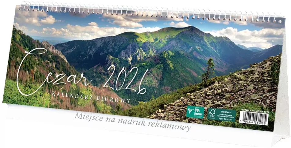 Kalendarz biurowy stojący Cezar 2026 - tantis.pl