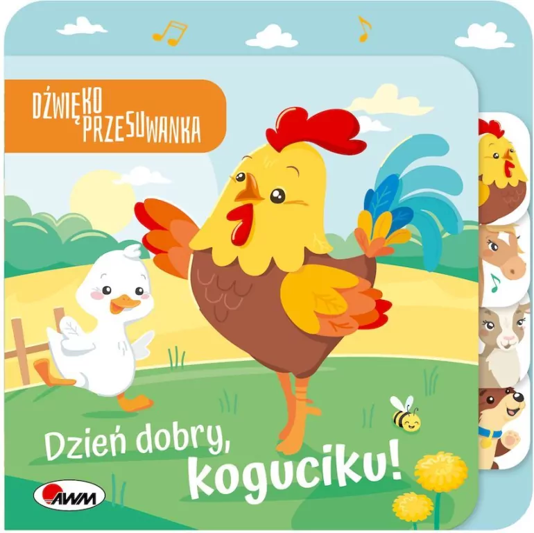 Dzień dobry koguciku! Dźwiękoprzesuwanka - tantis.pl