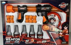 Zestaw pistoletów na pianki z akcesoriami