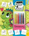Dinozaury. Rysowanie krok po kroku z kredkami - tantis.pl