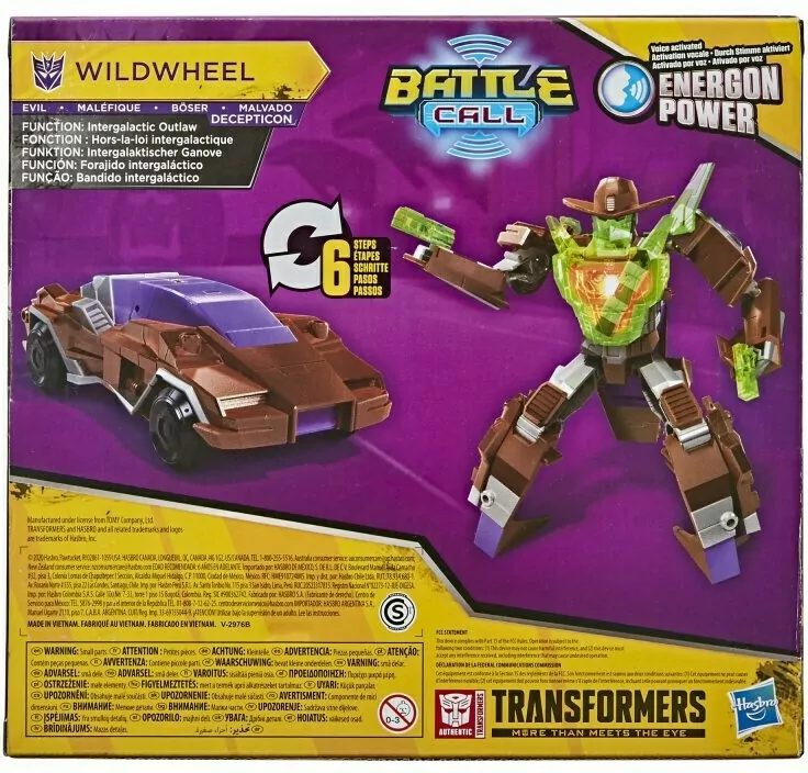 Transformers Cyb Battle Call Trooper Class Wildwheel - tantis.pl