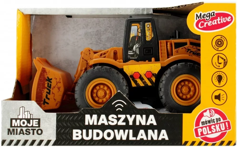 Maszyna budowlana Spychacz Moje Miasto - tantis.pl