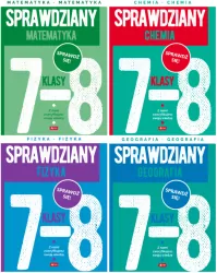 Pakiet: Sprawdziany dla klasy 7-8. Matematyka / Fizyka / Chemia / Geografia