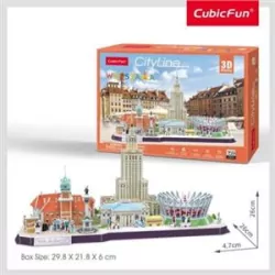 Puzzle 3D 126 elementów. Cityline. Warszawa