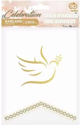 Girlanda. Chrzest Święty, flagi 13.5x17.5