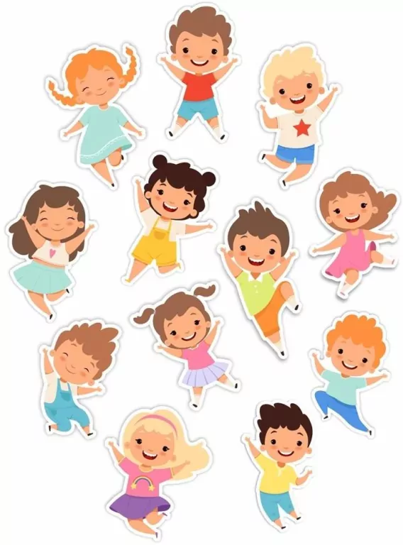 Dekoracje okienne dwustronne - Wesołe dzieci - tantis.pl