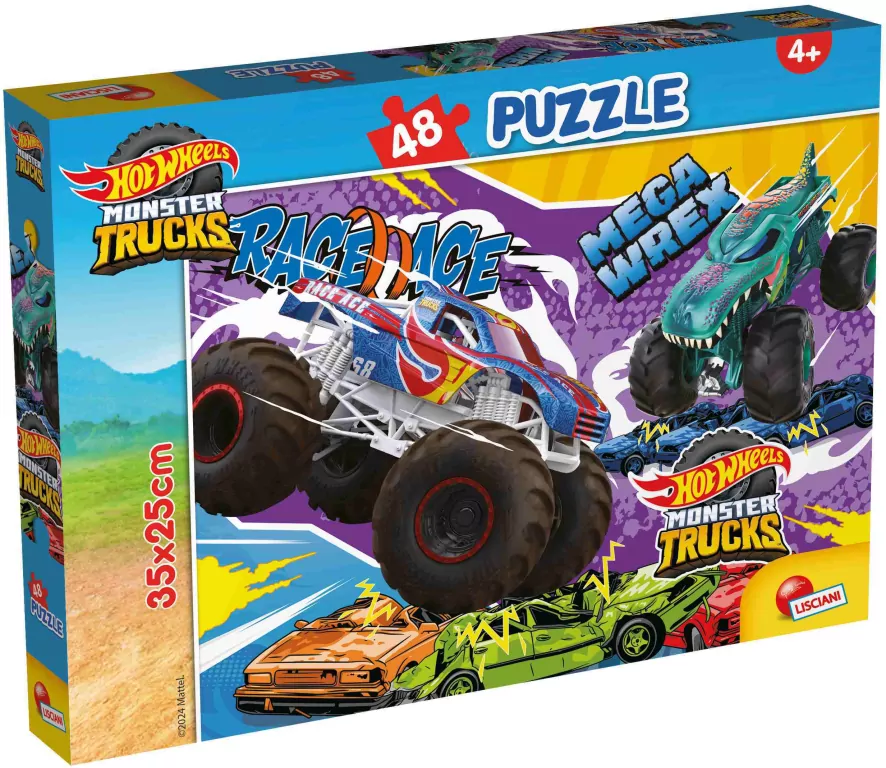 Puzzle 48 Hot Wheels - tantis.pl