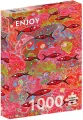 Puzzle 1000 Głęboka czerwień - tantis.pl