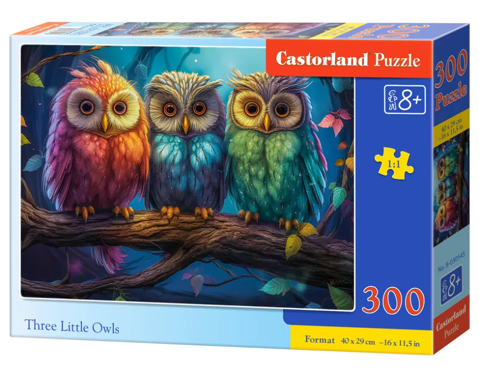 Castor. Puzzle 300. Three Little Owls - tantis.pl