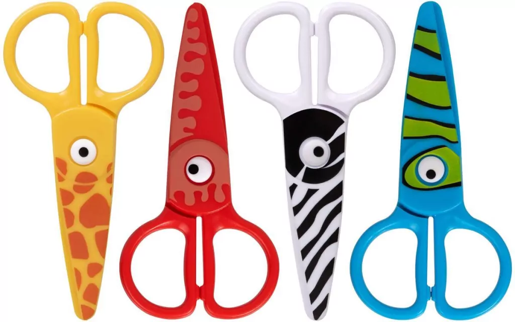 Nożyczki plastikowe dla dzieci. Zwierzątka - tantis.pl