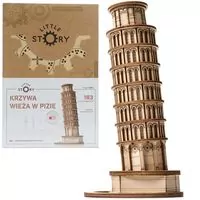 Puzzle Drewniane 3D Krzywa Wieża w Pizie - tantis.pl