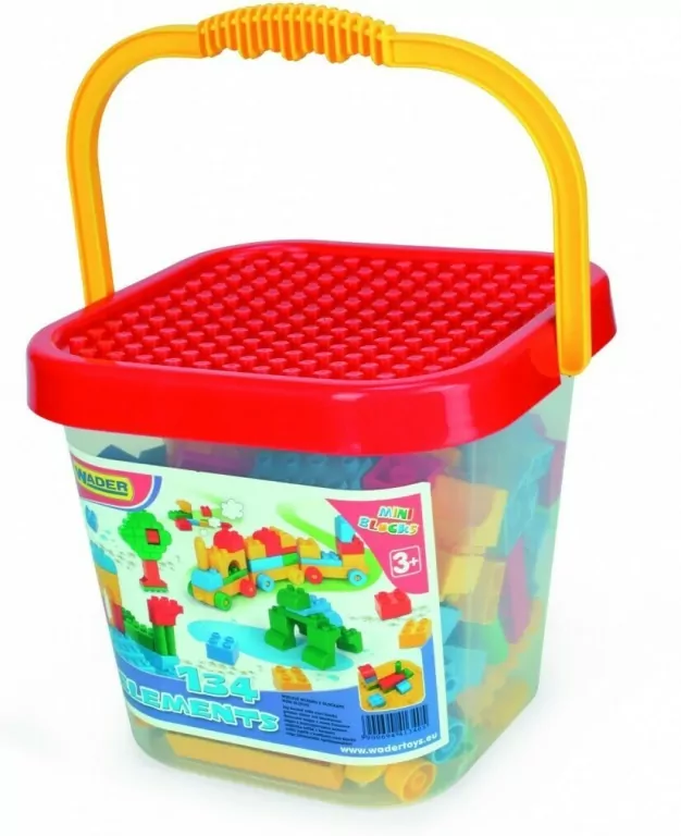 Wader. Klocki Mini Blocks w wiaderku - tantis.pl