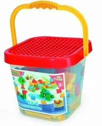 Wader. Klocki Mini Blocks w wiaderku