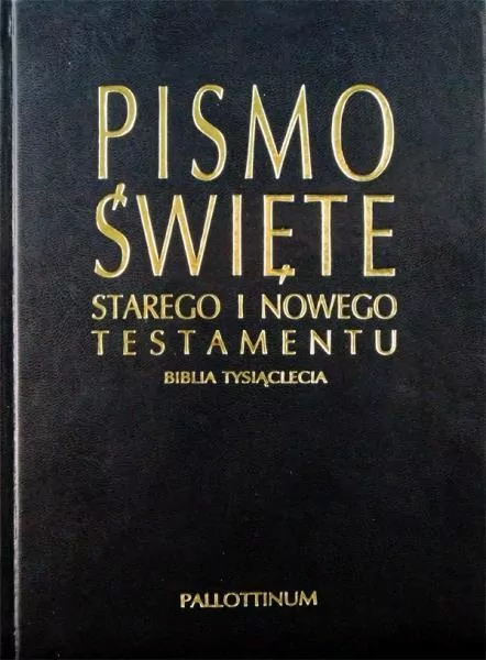 Biblia Tysiąclecia granat, oprawa ekologiczna - tantis.pl
