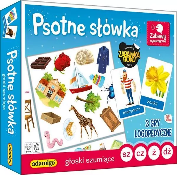 Psotne słówka. Głoski szumiące - tantis.pl