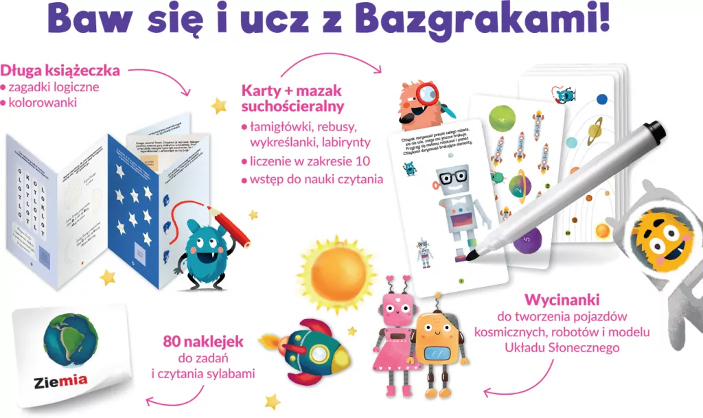 Bazgraki. Kosmiczna wyprawa. Kapitan Nauka - tantis.pl