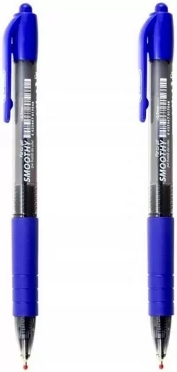 Długopis Smoothy 0,7mm niebieski 2 szt HERLITZ - tantis.pl