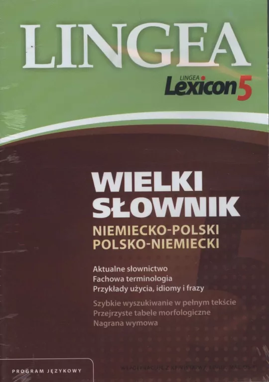 Lexicon 5 Wielki słownik niemiecko-polski i polsko-niemiecki - tantis.pl