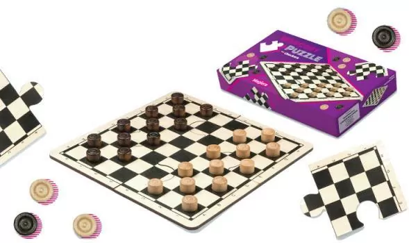 Warcaby Puzzle MAGIERA - tantis.pl