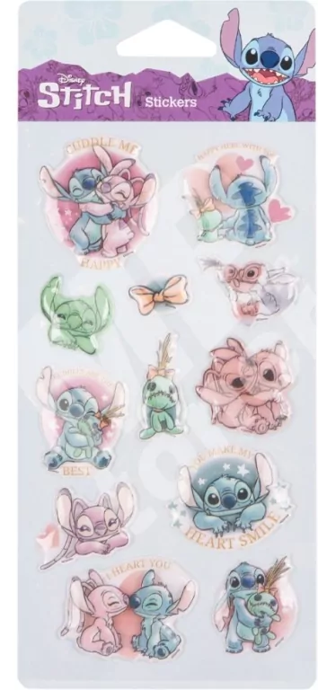 Naklejki pop up Disney Fashion Stitch wzór 6 - tantis.pl