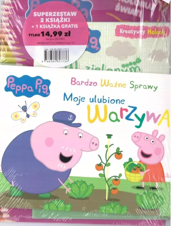 Zestaw 3 książeczek: Świnka Peppa - tantis.pl