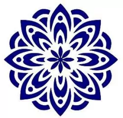 Szablon zmywalny ornament A4 20x30cm