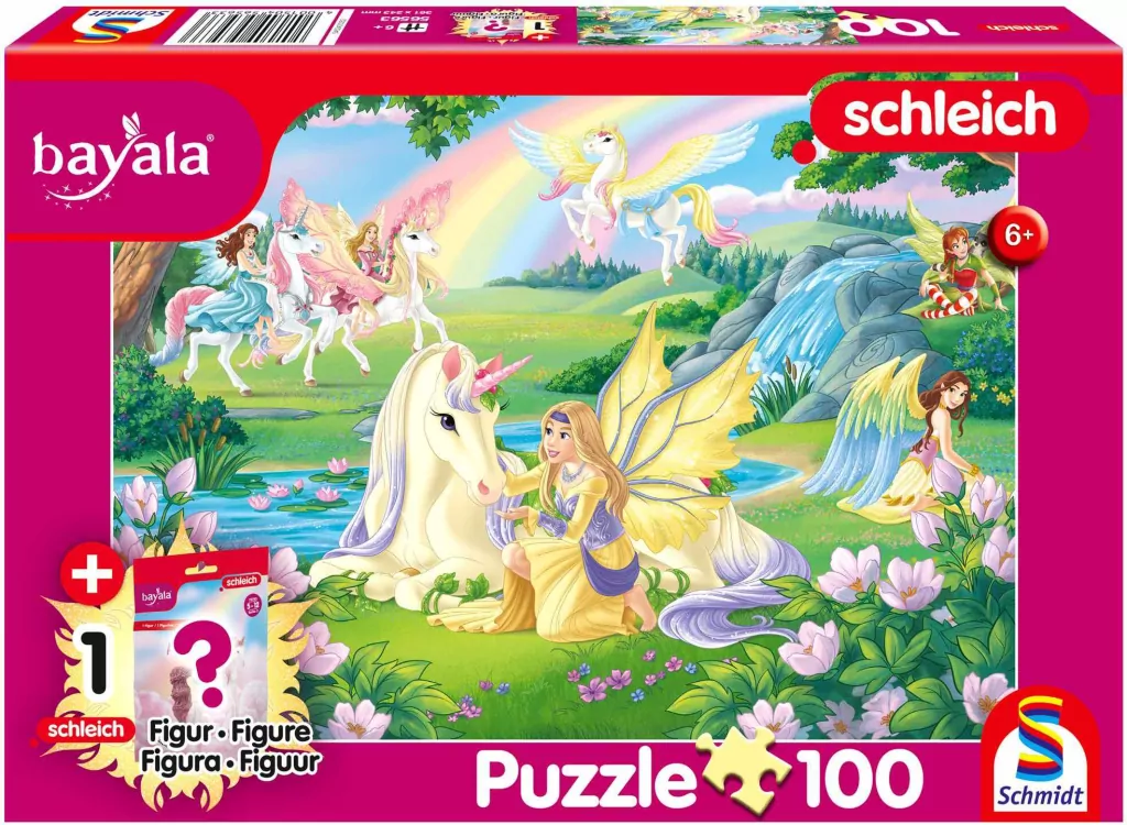 Puzzle 100 Magiczne jednorożce + figurka G3 - tantis.pl