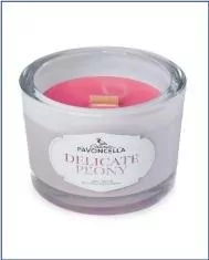 Świeczka sojowa Delicate Peony biała 170g