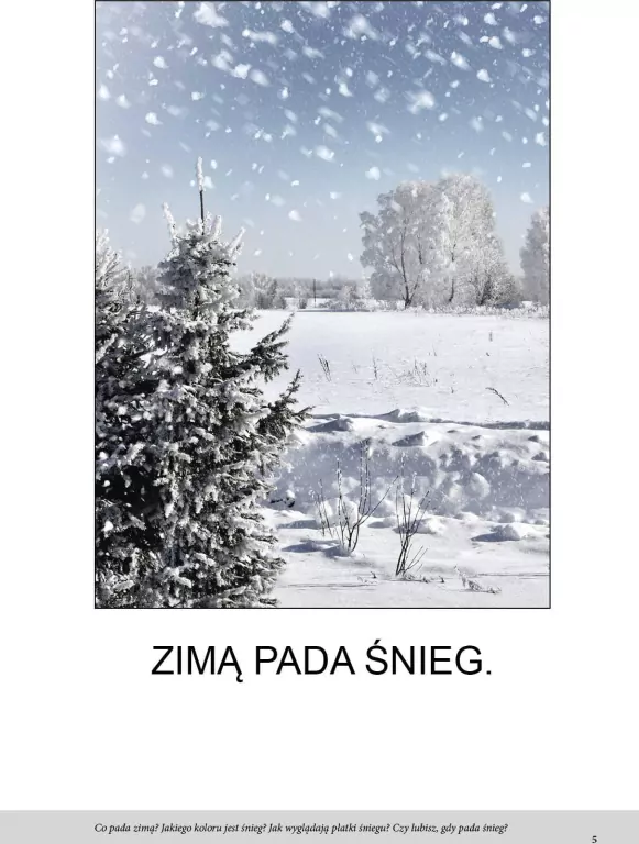 Zima. Bardzo proste czytanki dla dzieci - tantis.pl