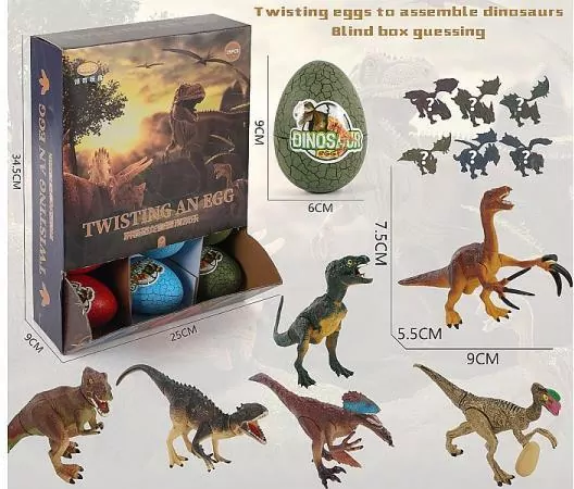Dinozaur smok w jaju MIX - tantis.pl
