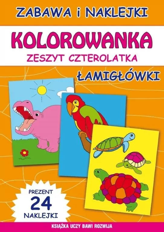 Kolorowanka. Zeszyt czterolatka - tantis.pl