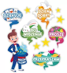 Dekoracja klasowe - Magiczne słowa