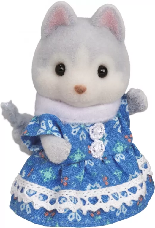 Sylvanian Families. Tandem na rowerze. Pieski Husky. Zestaw z figurkami - tantis.pl